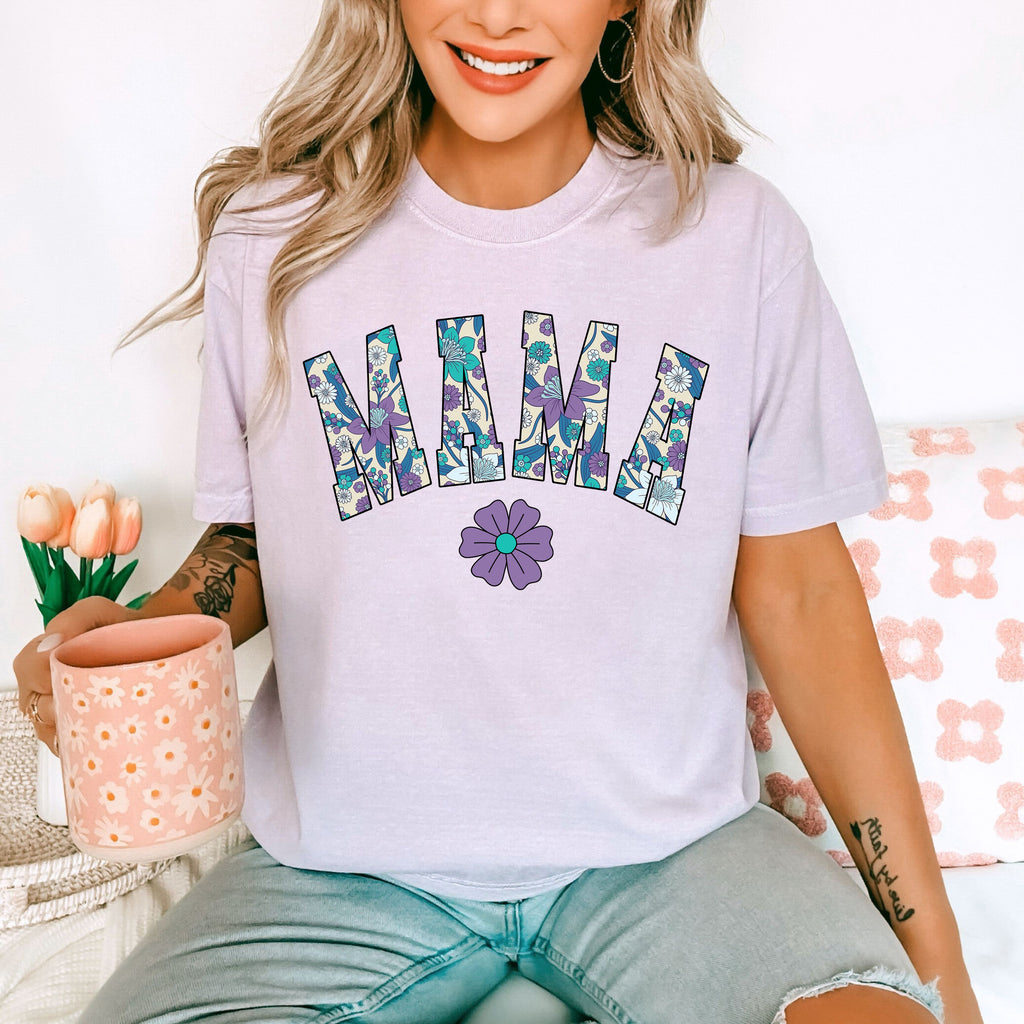 Floral Mama - Comfort Colors Adult Tee