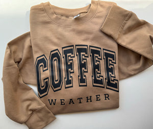 Coffee Weather - Midweight Unisex Sweatshirt