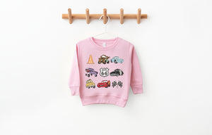 Route 66 Friends - Kids Fleece Sweatshirt