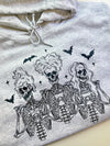 Skelly Witch Sisters - Ash Unisex Hoodie