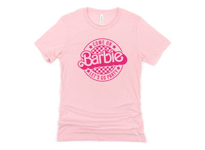 Pink Doll Party - Pink Adult or Youth tee