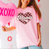 Checkered Mama Heart - Comfort Colors Unisex Adult Tee