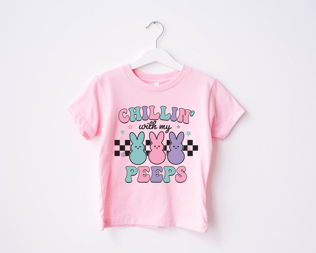 Chillin with my candy Peeps - Kids Tee