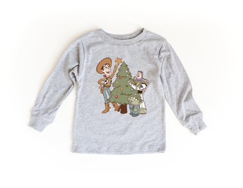 Toys Around the Christmas Tree - Kids Long Sleeve