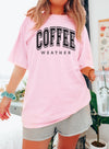 Coffee Weather - Comfort Colors Unisex Adult Tee