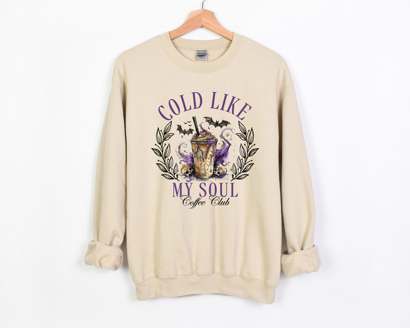 Cold like my Soul Coffee Club - Unisex Adult Fleece Pullover