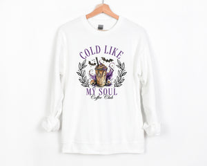 Cold like my Soul Coffee Club - Unisex Adult Fleece Pullover