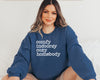 Comfy Indoorsy Cozy Homebody - Unisex Adult Fleece Sweatshirt | White ink