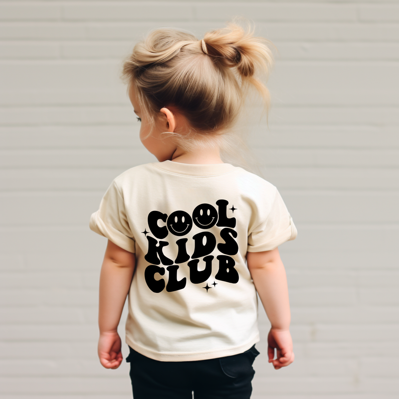 Cool Kids Club Kids Tee Back design