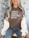 Cuddles Cocoa & Christmas Movies - Comfort Colors Adult Tee