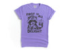 First of All, I'm a Delight - Comfort Colors Adult Tee | Dark Grey ink