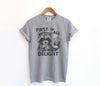 First of All, I'm a Delight - Comfort Colors Adult Tee | Dark Grey ink