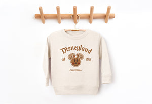 California Gingerbread Miss Mouse - Kids Fleece Sweatshirt