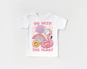 Go with the Float Pink - Kids Tee or Tank