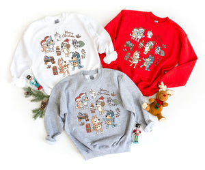 Heeler Family Christmas - Unisex Adult Fleece Sweatshirt