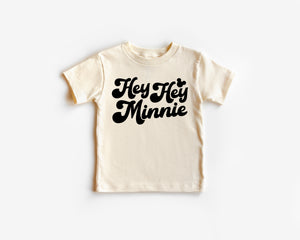 Hey Hey Minn - Kids Tee | Black design