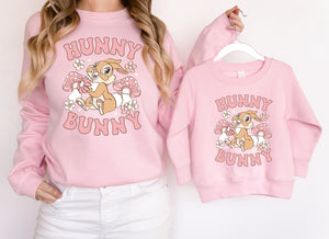Hunny Bunny - Unisex Adult Fleece Sweatshirt