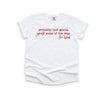 Jingle Some of the Way - Comfort Colors Adult Tee | Red ink