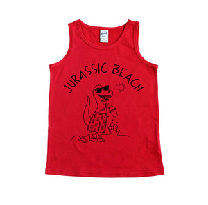 Jurassic Beach - Kids Tank