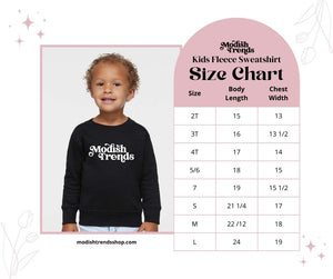 Merry Mini - Kids Fleece Sweatshirt