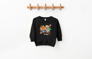 Superhero Gingerbread - Kids Fleece Sweatshirt