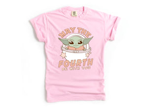 May the Fourth be with you - Comfort Colors Unisex Adult Tee | Neutral
