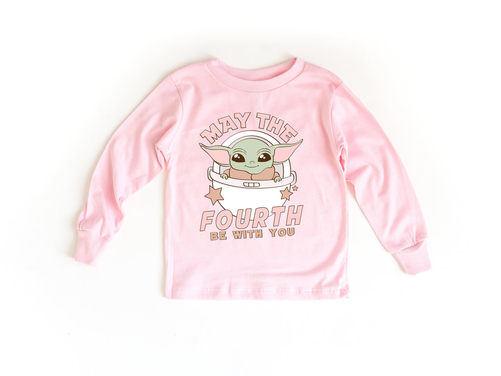 May the Fourth be with you - Kids Long Sleeve | Pink