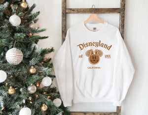 California Gingerbread Miss Mouse  - Unisex Adult Fleece Sweatshirt