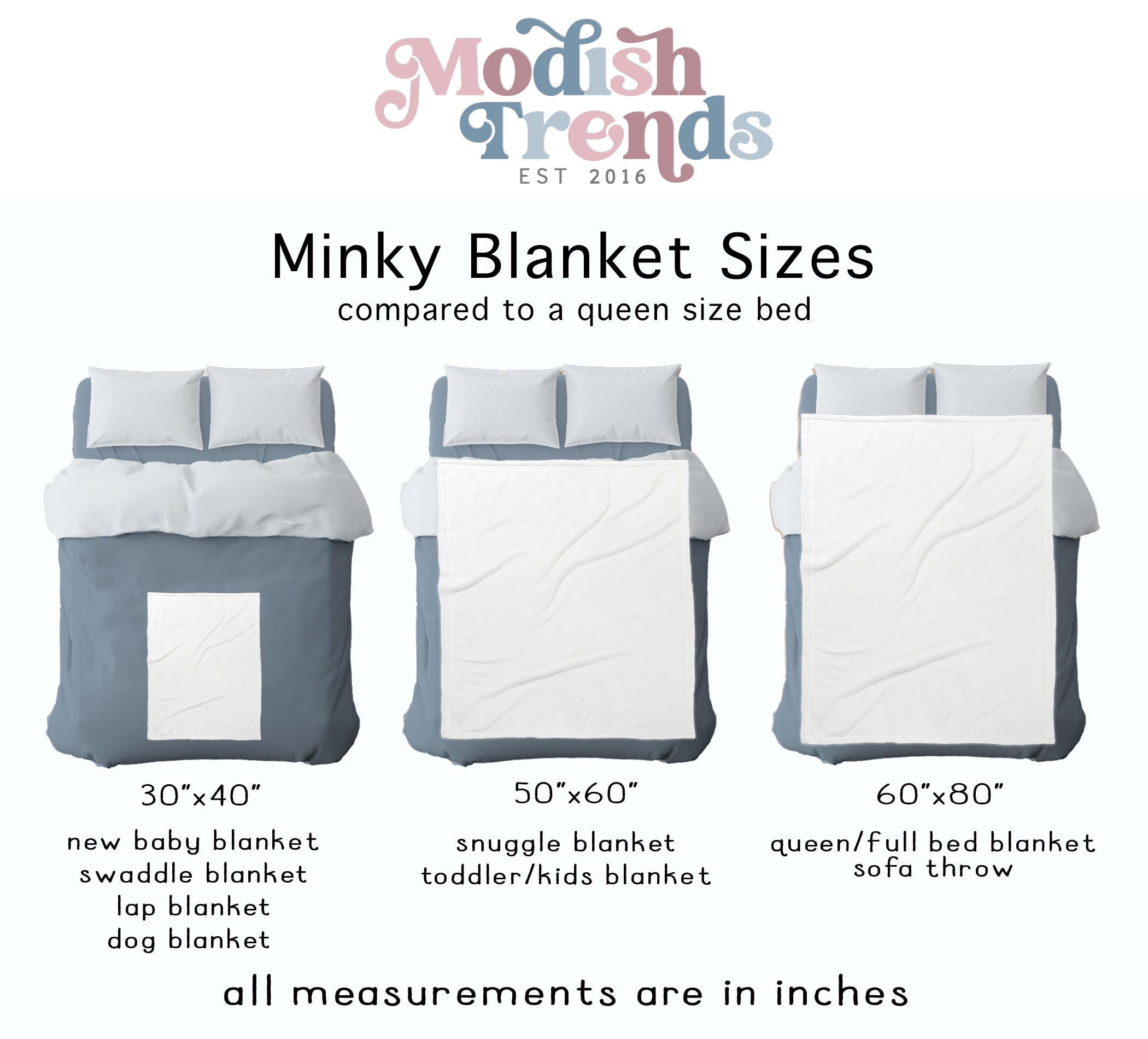 Baby minky best sale blanket size