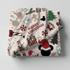 Classic Mouse Christmas Minky Throw Blanket