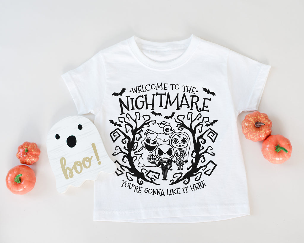 Welcome to the Nightmare - Kids Halloween Tee