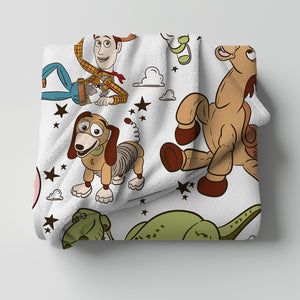 Classic Toy Gang Minky Throw Blanket
