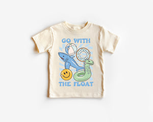 Go with the Float - Kids Tee | Blue