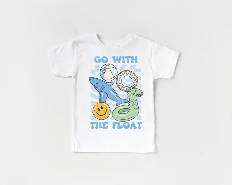 Go with the Float - Kids Tee | Blue