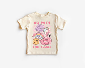 Go with the Float - Kids Tee | Pink