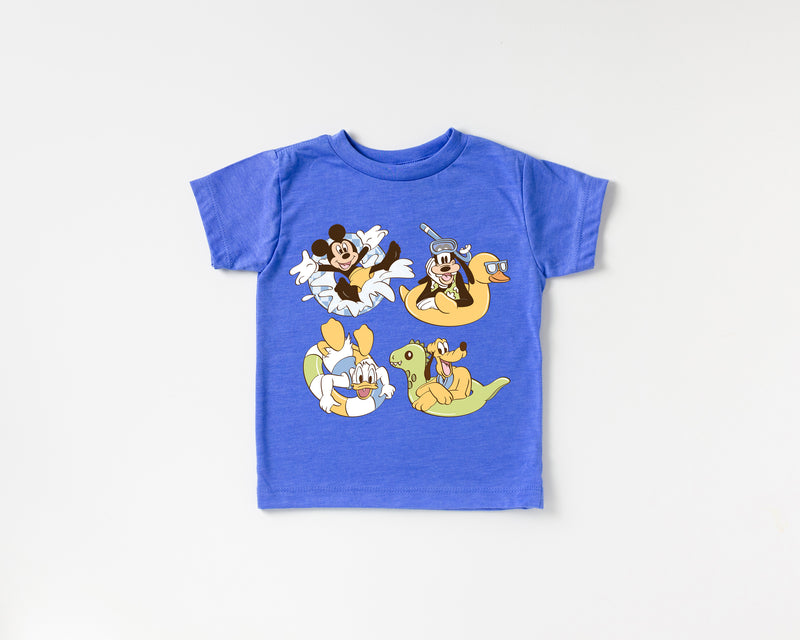 Pool Party Pals - Kids Tee | Greens