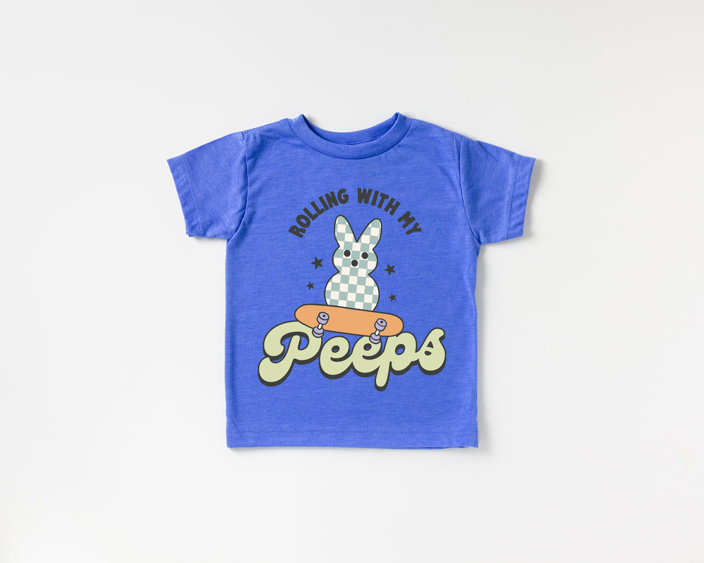 Rollin with my Peeps - Kids Tee