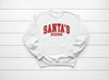 Santa's Favorite - Unisex Adult Fleece Sweatshirt | Red ink
