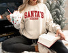 Santa's Favorite - Unisex Adult Fleece Sweatshirt | Red ink
