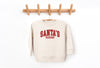 Santa's Favorite - Kids Fleece Sweatshirt | Red ink