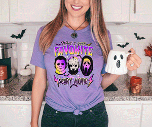 What's your Favorite Scary Movie - Unisex Adult Tee