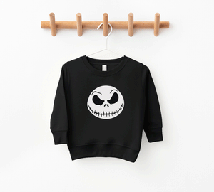 Skelly Jack - Black Kids Fleece Pullover