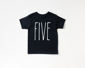 Skinny Five Birthday Shirt - Kids Tee