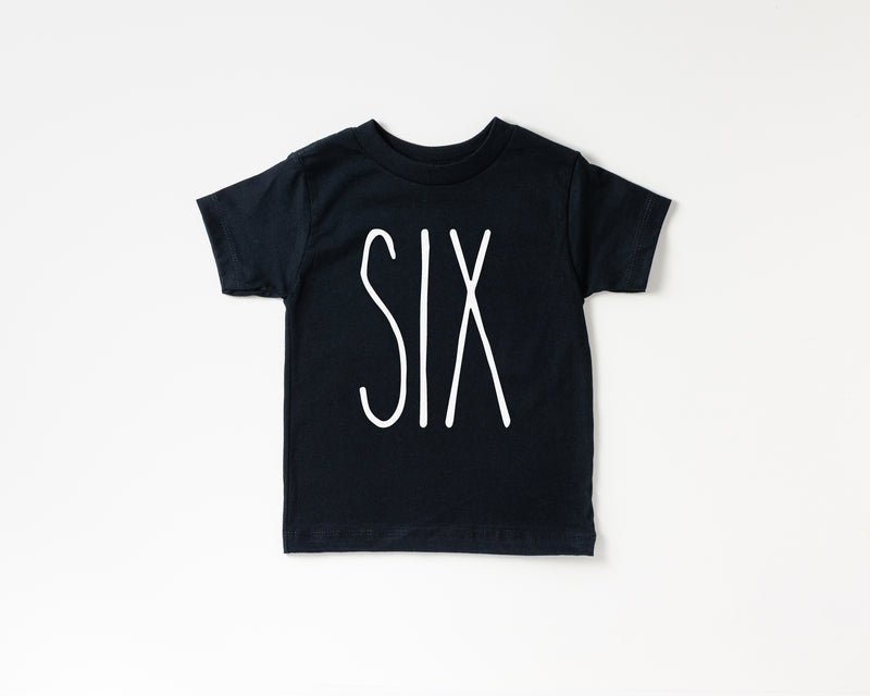 Skinny Six Birthday Shirt - Kids Tee