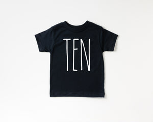 Skinny Ten Birthday Shirt - Kids Tee