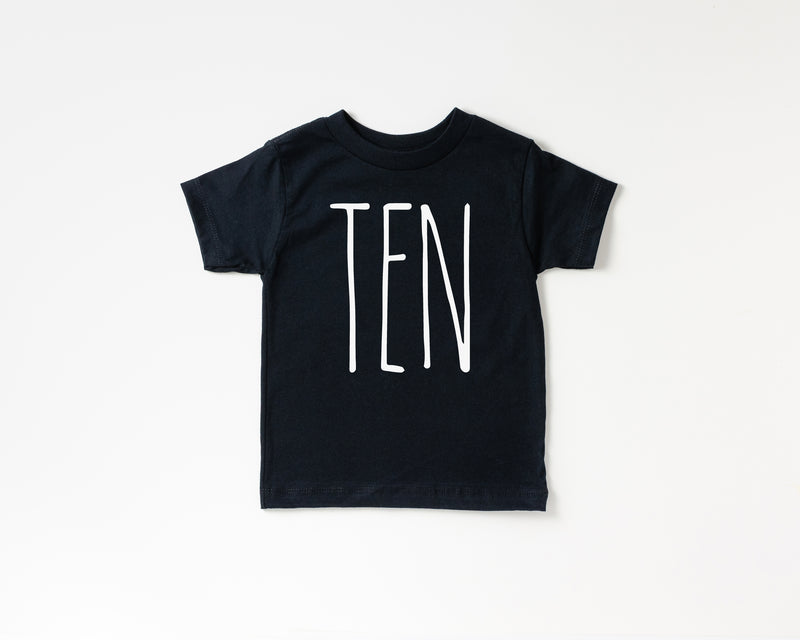 Skinny Ten Birthday Shirt - Kids Tee