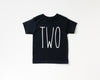 Skinny Two Birthday Shirt - Kids Tee