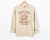 Sorry I Can't Football season - Unisex Adult Fleece Pullover | Brown Text