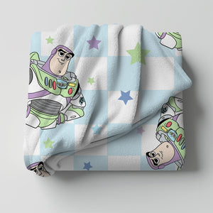 Space Ranger Minky Throw Blanket
