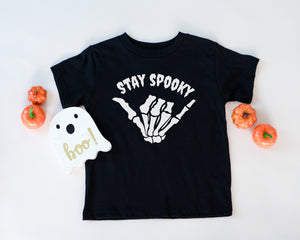 *SSBLT*Stay Spooky Skeleton - Kids Halloween Tee